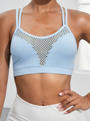 Double Back Cross Straps Sports Bra No Wire Bralette