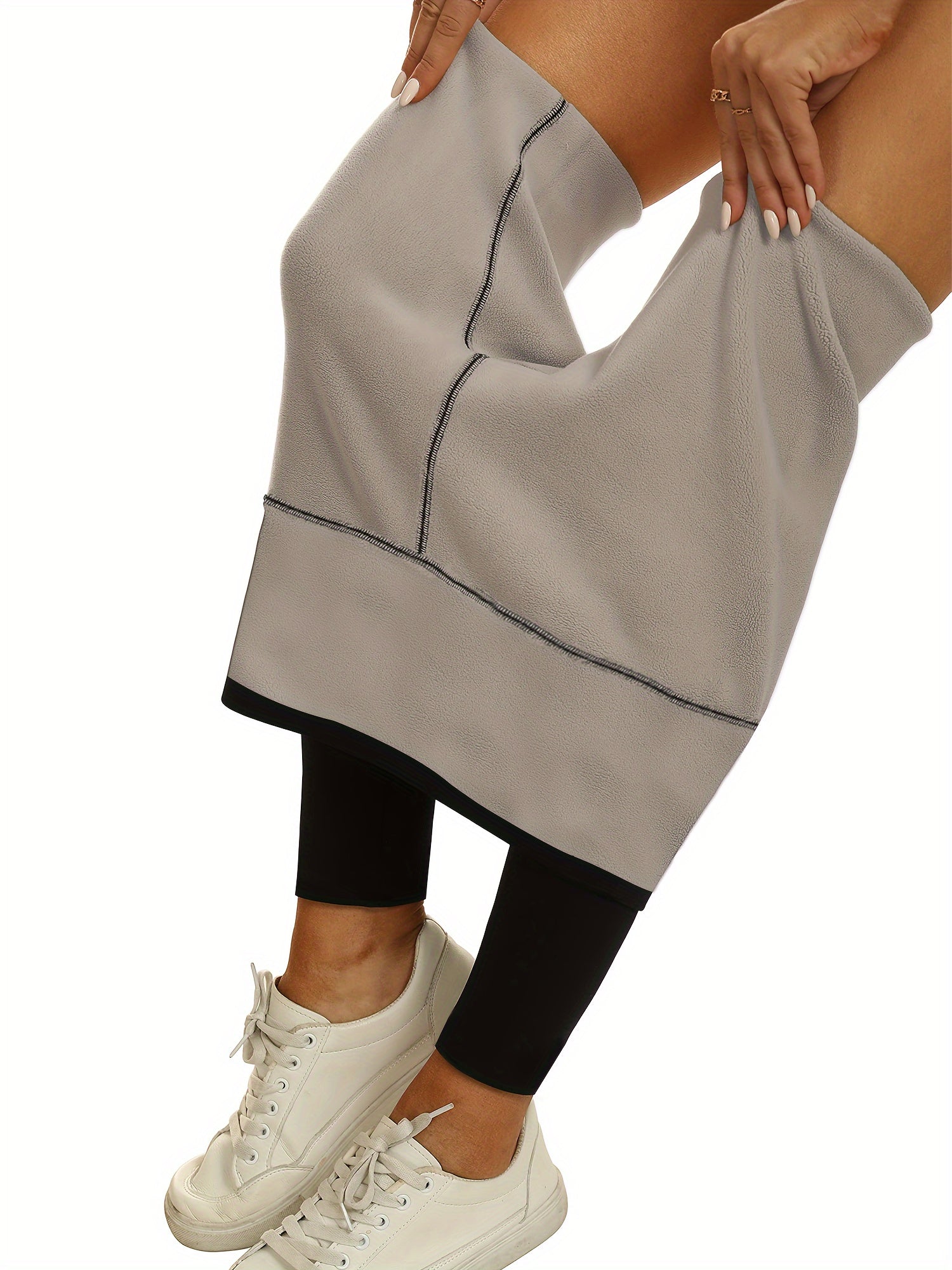 Warm Fleece Skinny Leggings for Women