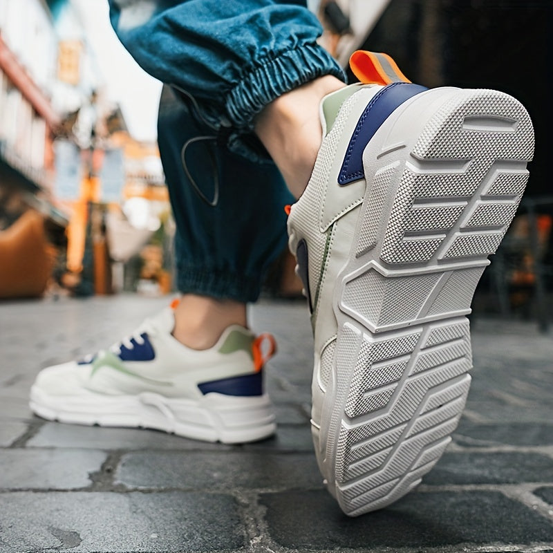 Men's Breathable Mesh Lace-up Casual Shoes