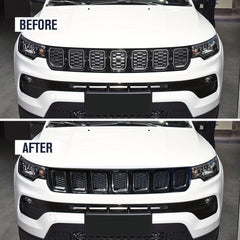 7pcs Grille Inserts Grill Cover Protective Casing Exterior Accessories