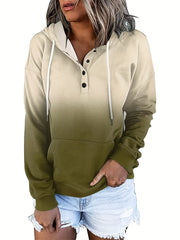 Casual Long Sleeve Hoodie Drawstring Hoodies Sweatshirt