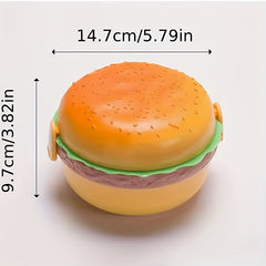 Creative Hamburger Lunch Box Microwave Safe Fruit Preservation Box