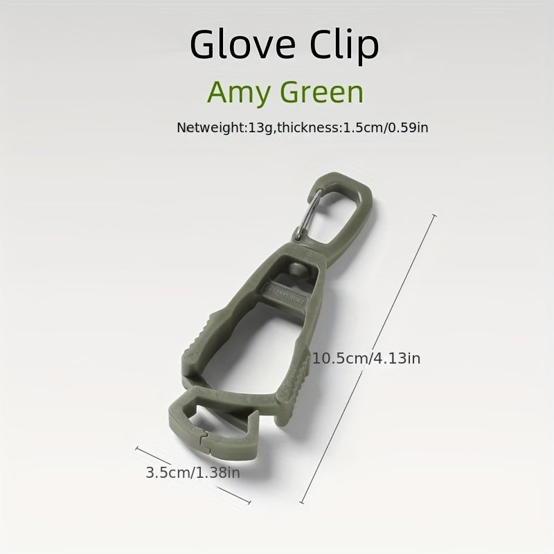 Outdoor Glove Clip Plastic Anti-drop Clip for Work Gloves