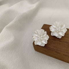 Floral Bridal Headpiece Set with Veil Mini Hat Style