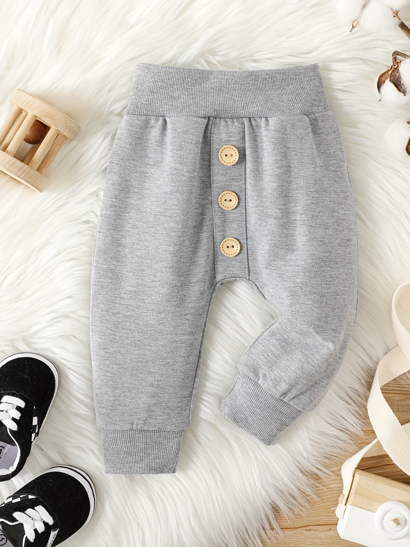 Infant Boys Spring & Autumn Elastic Waist Casual Pants