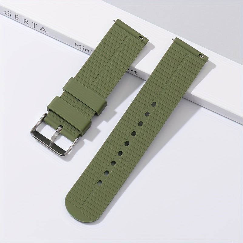Sport Rubber Watch Strap Quick Release Silicone Watchband 18-24mm