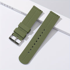 Sport Rubber Watch Strap Quick Release Silicone Watchband 18-24mm