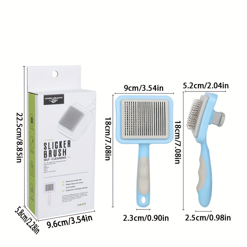 Self Cleaning Pet Comb for Cat Dog Grooming