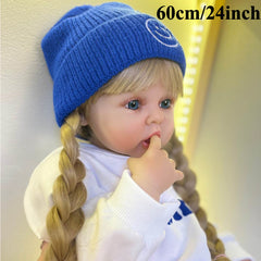 24 Inch Princess Reborn Girl Doll Soft Vinyl Kids Toy