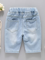 Boys Ripped Denim Shorts Summer Kids Clothes
