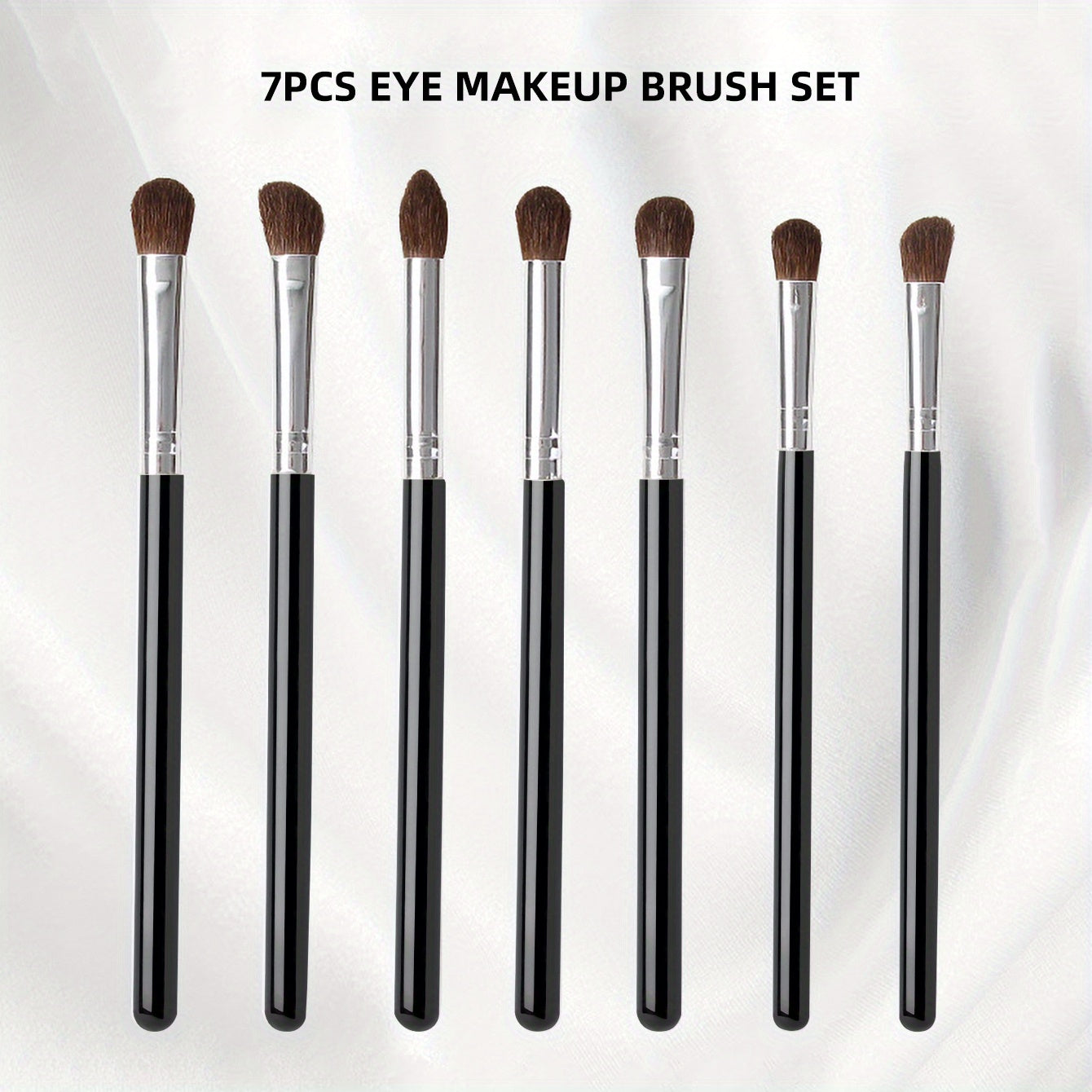 7pcs Eyeshadow Brush Eye Blender Brush Horse Hair Flawlessly