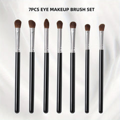 7pcs Eyeshadow Brush Eye Blender Brush Horse Hair Flawlessly