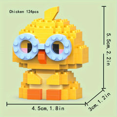 Mini Cartoon Animals Building Block Toys Set