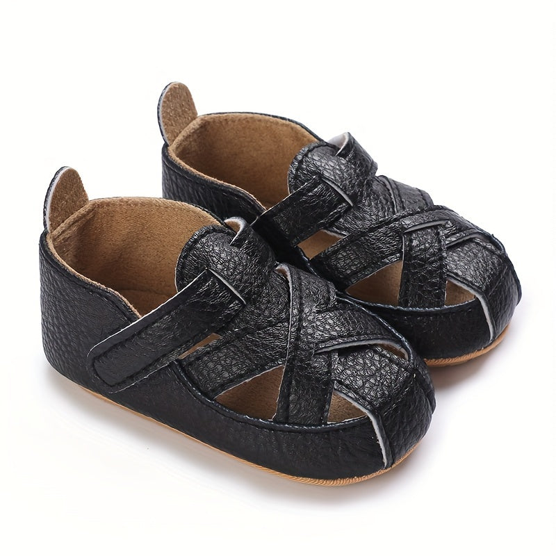 Solid Breathable Sandals for Baby Boys Lightweight Anti Slip Sandals