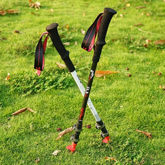 Carbon Fiber Trekking Poles Lightweight Telescopic Hiking Sticks