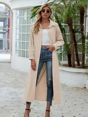 Casual Blouse Women's Plus Solid Button Up Long Sleeve Lapel Collar