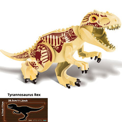 Jurassic Dinosaur Building Blocks Toy - Tyrannosaurus Triceratops Pterosaur