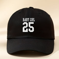 BABY GIRL 25 Baseball Cap Solid Casual Sports Hat Adjustable Cotton Sunscreen