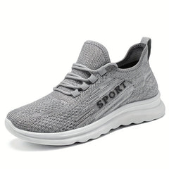 Soft Thick Bottom Mesh Breathable Woven Shoes Non Slip Lightweight Comfortable