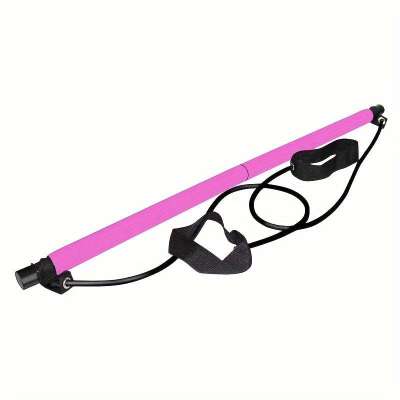 Portable Yoga Pilates Stick Resistance Band Pedal Stretcher