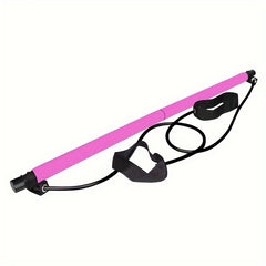 Portable Yoga Pilates Stick Resistance Band Pedal Stretcher