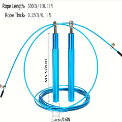 Ball Bearings Jump Rope Adjustable Steel Skipping Rope