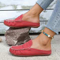 Women's Casual Slip On Sandals Stitching Detail Lightweight Shoes