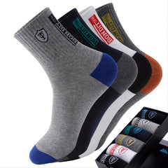 6pairs Men's Athletic Quarter Socks