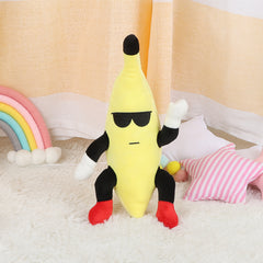 Stumble Guys Plush Doll Yellow & Red Accents