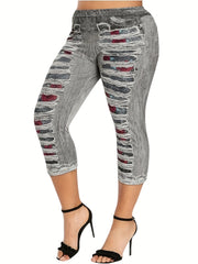 Floral Printed Yoga Pants High Waist Sweatpants Leggings