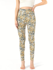 Leopard Print Fitness Leggings for Women