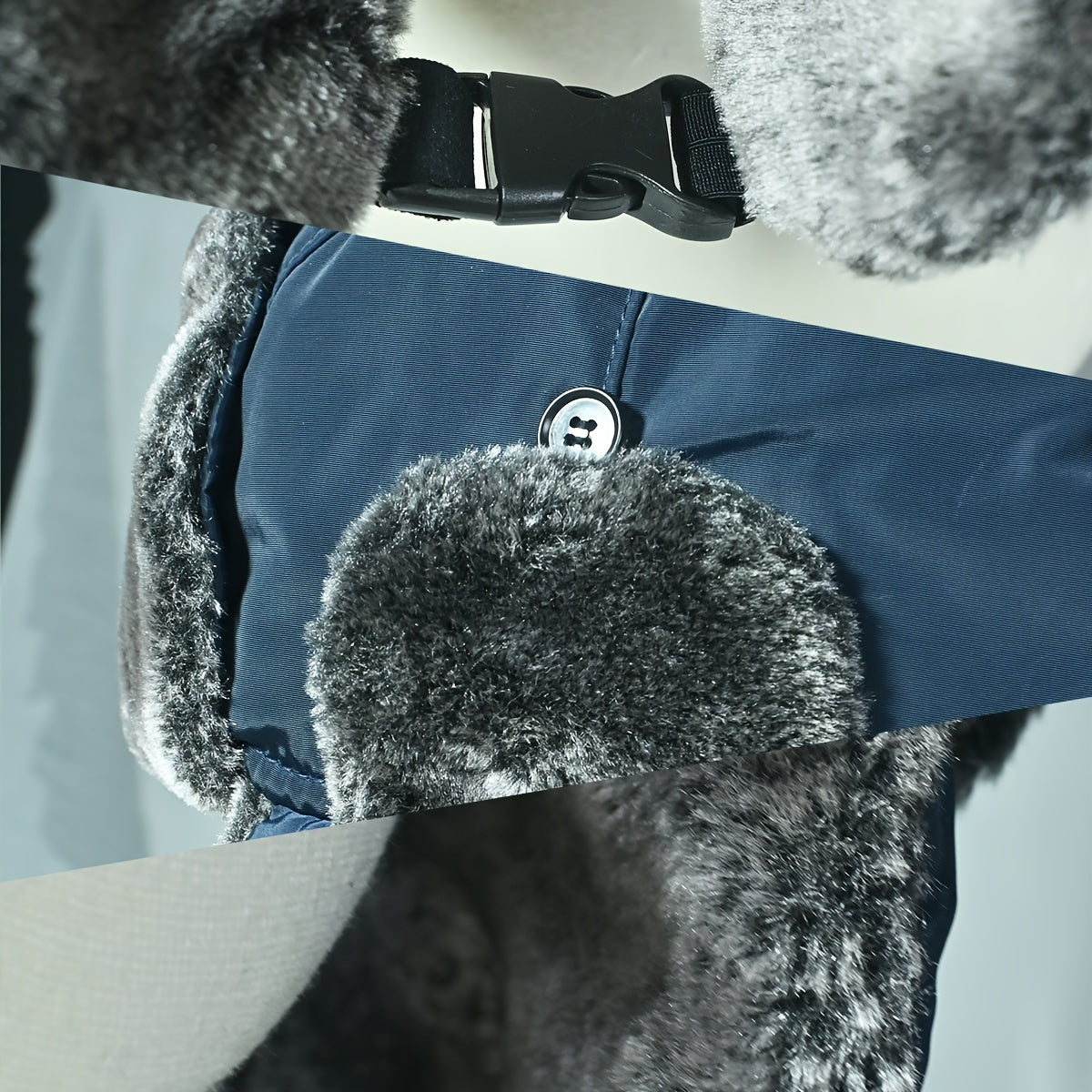 Outdoor Thickened Windproof Fuzzy Warm Hats with Ear Protection