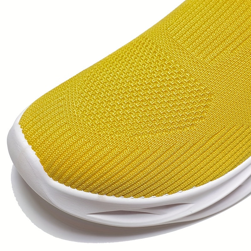 Men's Slip On Knitted Blade Sneakers In Assorted Colors