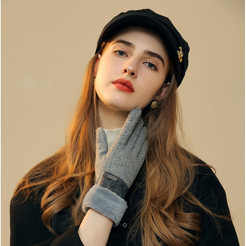 Women Winter Outdoor Thermal Anti Cold Gloves Warm And Stylist