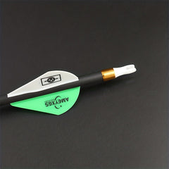 20pcs Carbon Arrow Shaft Aluminum Ring 7.1mm