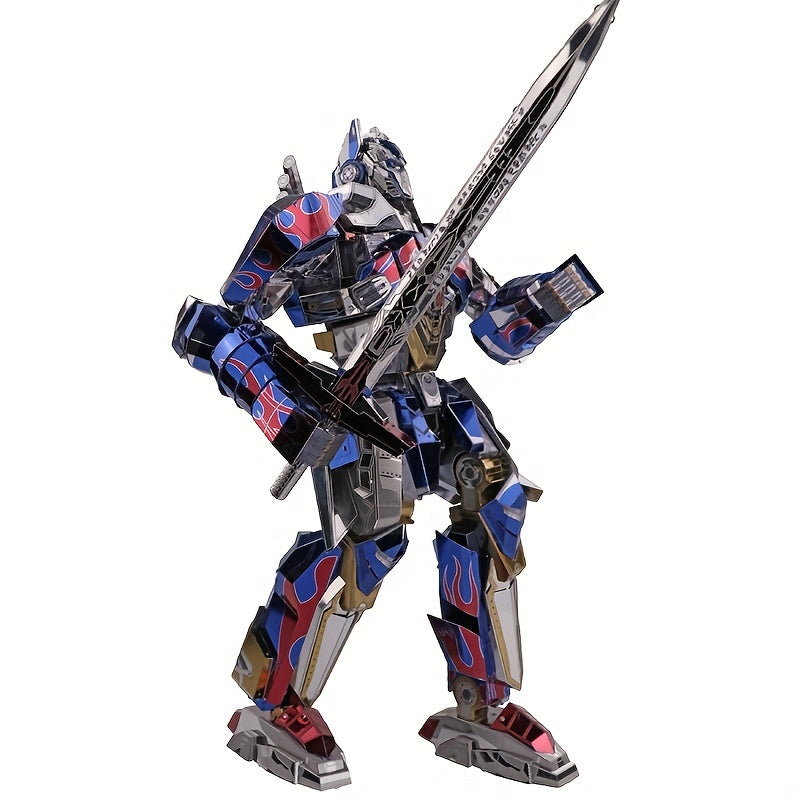 Movable Robot 3D Metal Assembly Model Puzzle DIY Making Gift