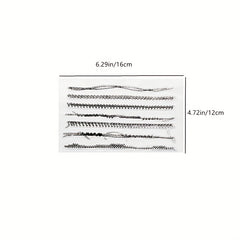 1pc Curved Line DIY Silicone Transparent Stamp