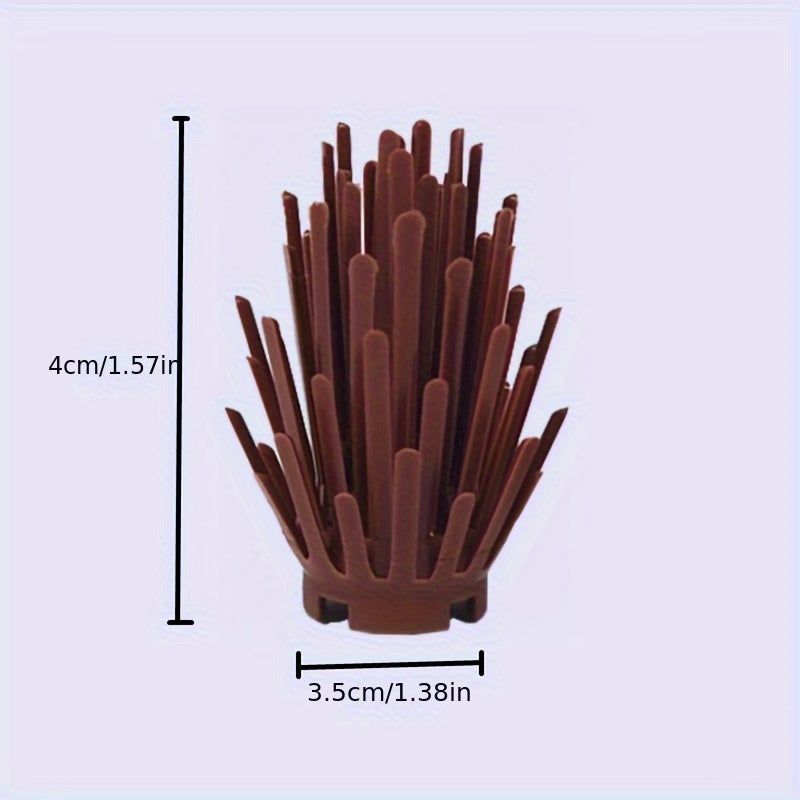 9pcs Building Block Farm Grass Shrub Plant Garden Ranch Fence Scene Play