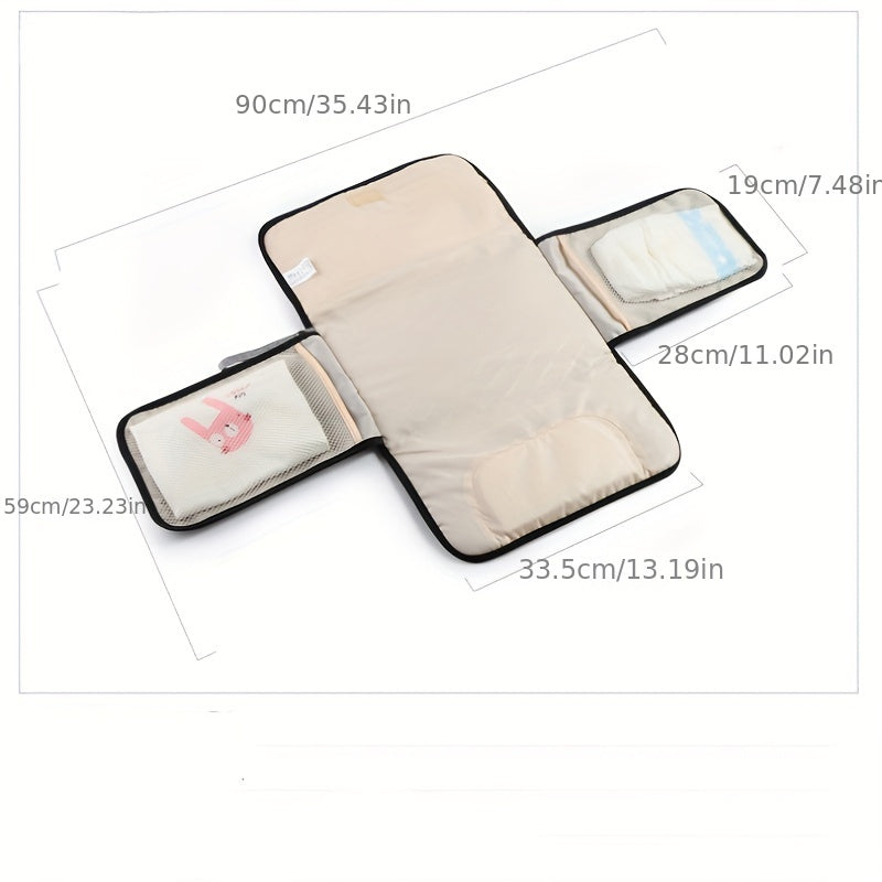Portable Waterproof Diaper Changing Pad Travel Bag
