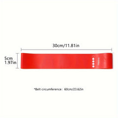 5pcs TPE Fitness Resistance Band Yoga Stretching Strap