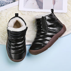 Kid's Snow Boots Fleece Lined Cozy Ankle Boots