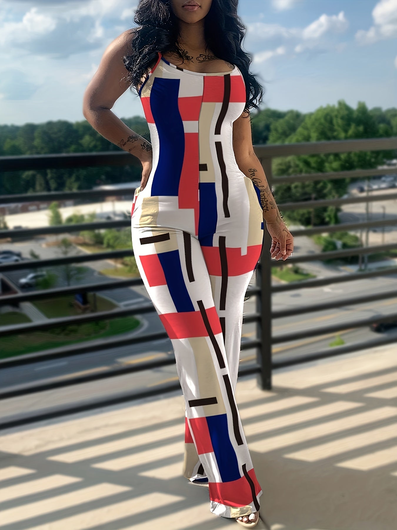 Sleeveless Cami Jumpsuit for Women