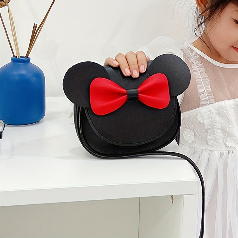 Bowknot Flap Crossbody Bag Coin Purse For Girls