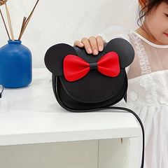 Bowknot Flap Crossbody Bag Coin Purse For Girls