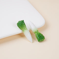6pcs Miniature Peppers & Carrots for Dollhouse Kitchen DIY Play Mixed Colors