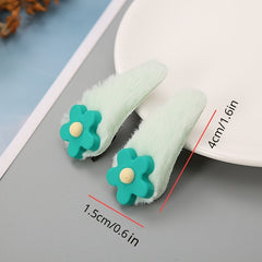Autumn Winter Hair Clip Sweet Headwear Kids Hair Accessory