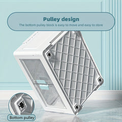 Folding Storage Box Household Transparent Finishing Box