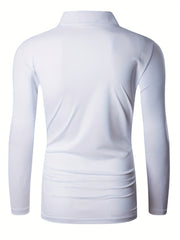 Men's Casual Quick Drying Long Sleeve Shirt for Outdoors