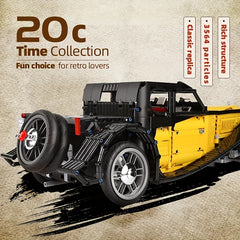 Classic Retro Vintage Car Building Blocks Toys Gift