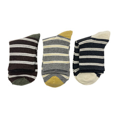 Striped Sports Socks Breathable Crew Length Women's Stockings